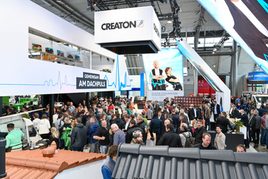 Messe Dach+Holz Messestand Creaton