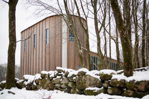  Kebony Scots Pine-Livereds Kapell-Sweden (6)  Livereds Kapelle in Mölndal (Schweden) von den Architekten Malmström Edström Foto: Kebony 