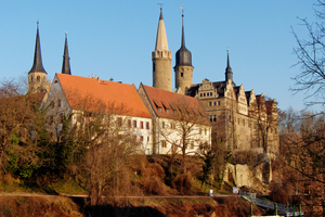  Dom und Schloss von der Saale aus Foto: Kulturhistorisches Museum Schloss Merseburg 