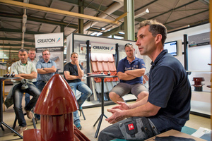  Campus-Trainer David Vockeroth zeigt Tipps und Tricks zur Arbeit mit dem Creaton-Sortiment 