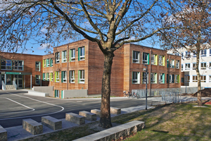  Kaum wiederzuerkennen – die Grundschule in der Albert-Schweitzer-Straße in Ottobrunn wurde rundum erneuert 