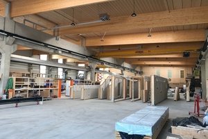  Vorgefertigte Holzrahmenelemente bei Fluck Holzbau in Blumberg 