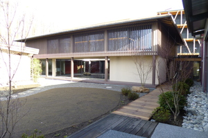  Die Sauna von außen 