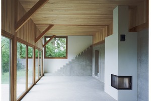  Blick in den Wohnbereich des Haus Lindetal in Mecklenburg-Vorpommern, Gewinner der Kategorie Einzelhaus Neubau im Wettbewerb HolzbauPlus 