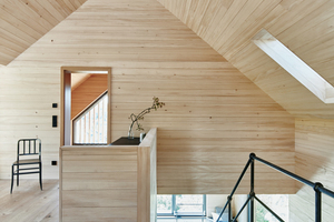  Das Haus ist ausschließlich mit Holzfaserdämmstoffen von Steico gedämmt 
