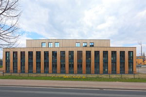  Das neue Kundenzentrum als Visitenkarte für innovative Technik und modernes Bauen  Foto: Carsten Janssen 