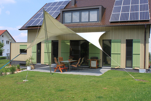  Eines der Häuser, das der Zimmereibetrieb Kienle seit Anschaffung der neuen Produktionstechnik gebaut hat Foto: Kienle Holz & Ausbau  