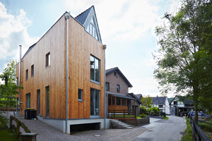  Das Haus in Roetgen ist an der Straße 5,90 m, hinten aber nur 3,60 m breit  Foto: Thorsten Kohlhaas 