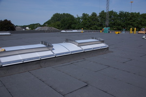  Das fertige Dach vor dem Aufstellen der Photovoltaikanlage 