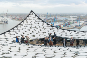   Dachterrasse der Elbphilharmonie  