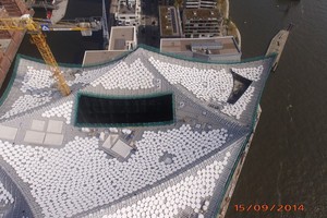  Dach Elbphilharmonie Bauphase 