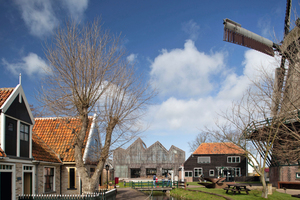  Gliedert sich in die Dach und Dorfstruktur ein: das neue Museum in Texel 