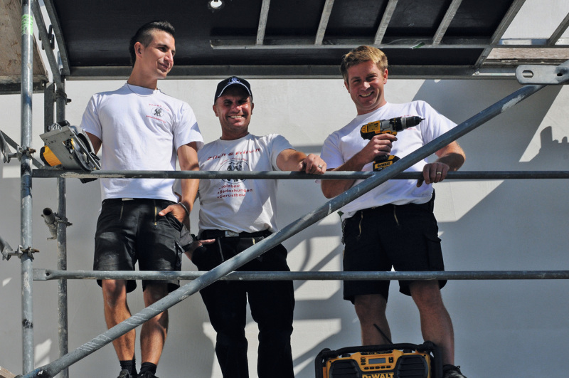 Stefan Klaus, Axel Fritsch und Dominik Frisch (von links nach rechts)