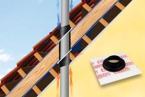  Luftdichtungsmanschetten bieten die nötige Sicherheit gegen mögliche Schadensfälle und für das ausführende Installationsunternehmen den Schutz vor Gewährleistungsansprüchen
 