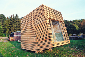  Beim Workshop „Private Sphere“ planten und bauten 20 Studierende eine Unterkunft
 