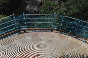  Das Ergebnis ist eine vollendete Rundung, auf die die Dachdecker sehr gut aufbauen konnten  Foto: Holzbau Riester  