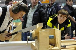  Handwerkerrundgänge auf der Dach+Holz 2018 führen Sie als Besucher zu ausgewählten Herstellern. Die Teilnahme ist kostenlos Foto: GHM 