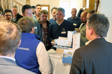 Um Brandschutz, Bauwerksabdichtung und Anschlussdetails im Holzbau ging es beim Holzbautag in Weichering Foto: Pavatex by Soprema