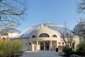  Heute hat das Elefantenhaus ein neues Kuppeldach mit Fensterflügeln, die für Luft und Tageslicht sorgen 