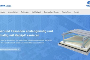  Auf der Online-Plattform kosten-dachsanierung.de können Interessenten die zu erwartenden Kosten für Ihre Dachsanierung heraus finden Screenshot: Kalzip/Tata Steel Europe 