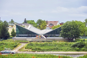  Wassersportzentrum Dresden-Blasewitz vom gegenüberliegenden Elbufer 