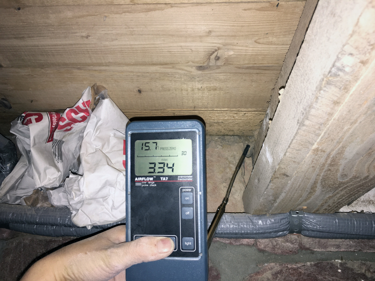 Wozu Blower Door Messungen Dach Holzbau