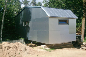  Aluminiumverbundplatten und Stehfalzblech Klippenhaus Baumhaus Lodge 