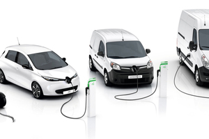  Vom kleinen „Twizy“, der noch nicht einmal als Auto gilt, über den „Zoe“ bis hin zu den Nutzfahrzeugen „Kangoo Z.E.“ und „Master Z.E.“ – bei Renault läuft alles auch elektrisch 