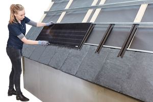  Rathscheck Schiefer System Solarmodul verlegen 