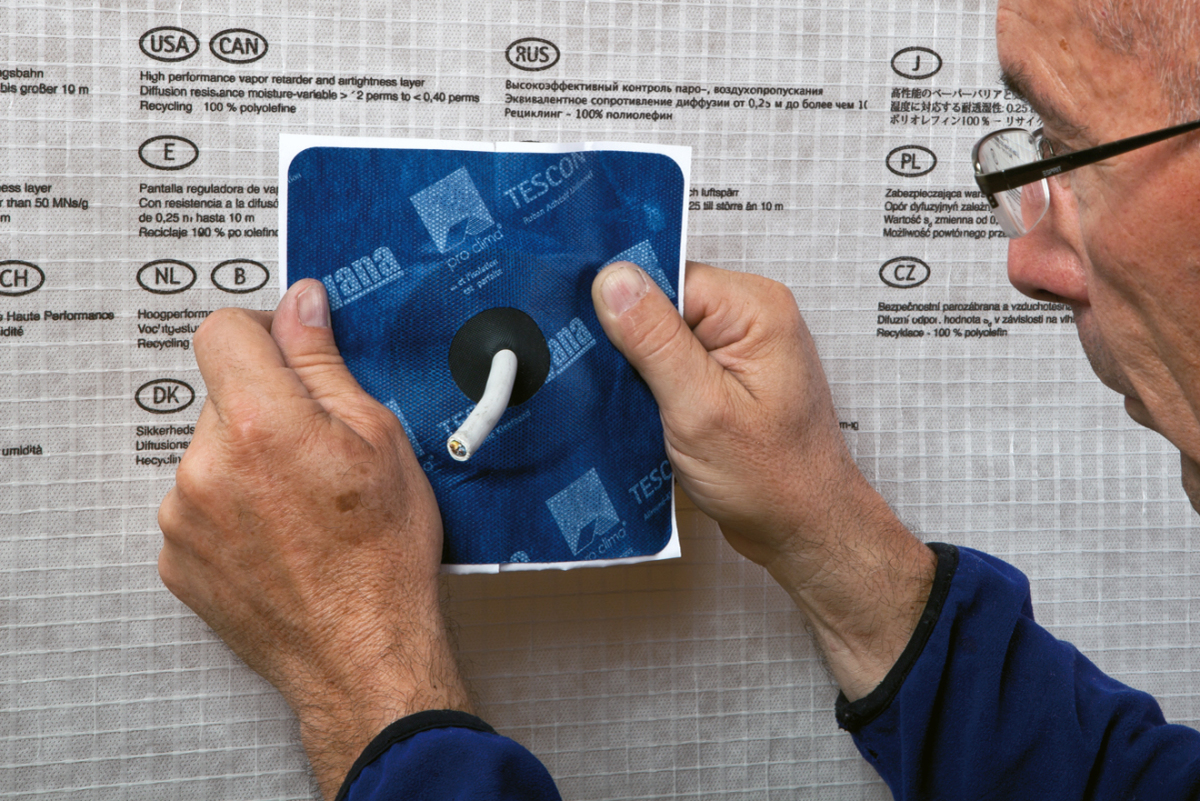 Kabeldurchführung luftdicht