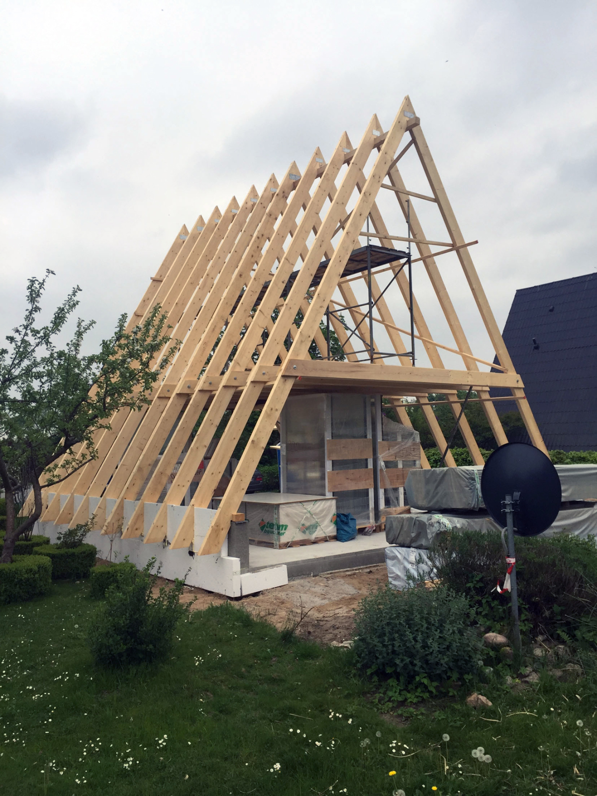 Das Steildach Als Fassade Dach Holzbau