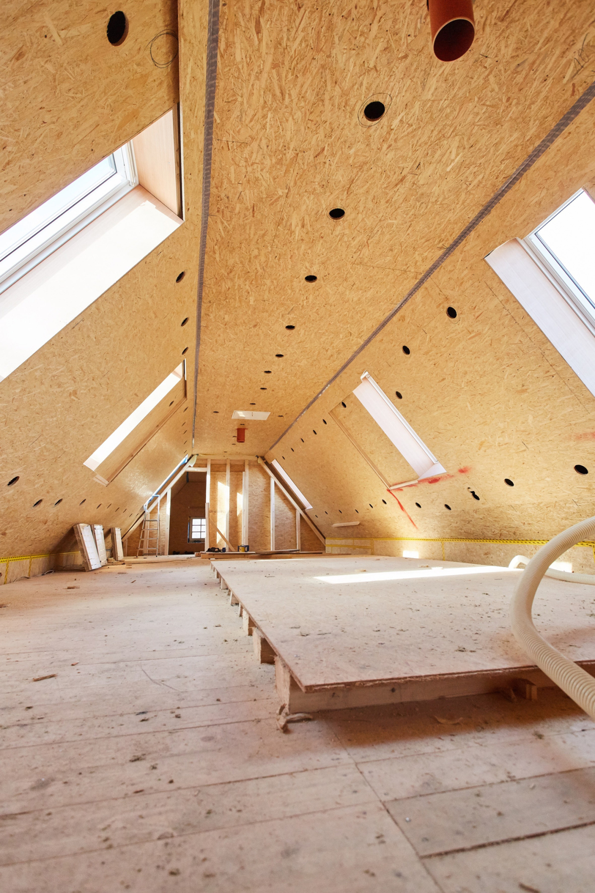 Neues Haus im Fachwerkhaus - dach+holzbau