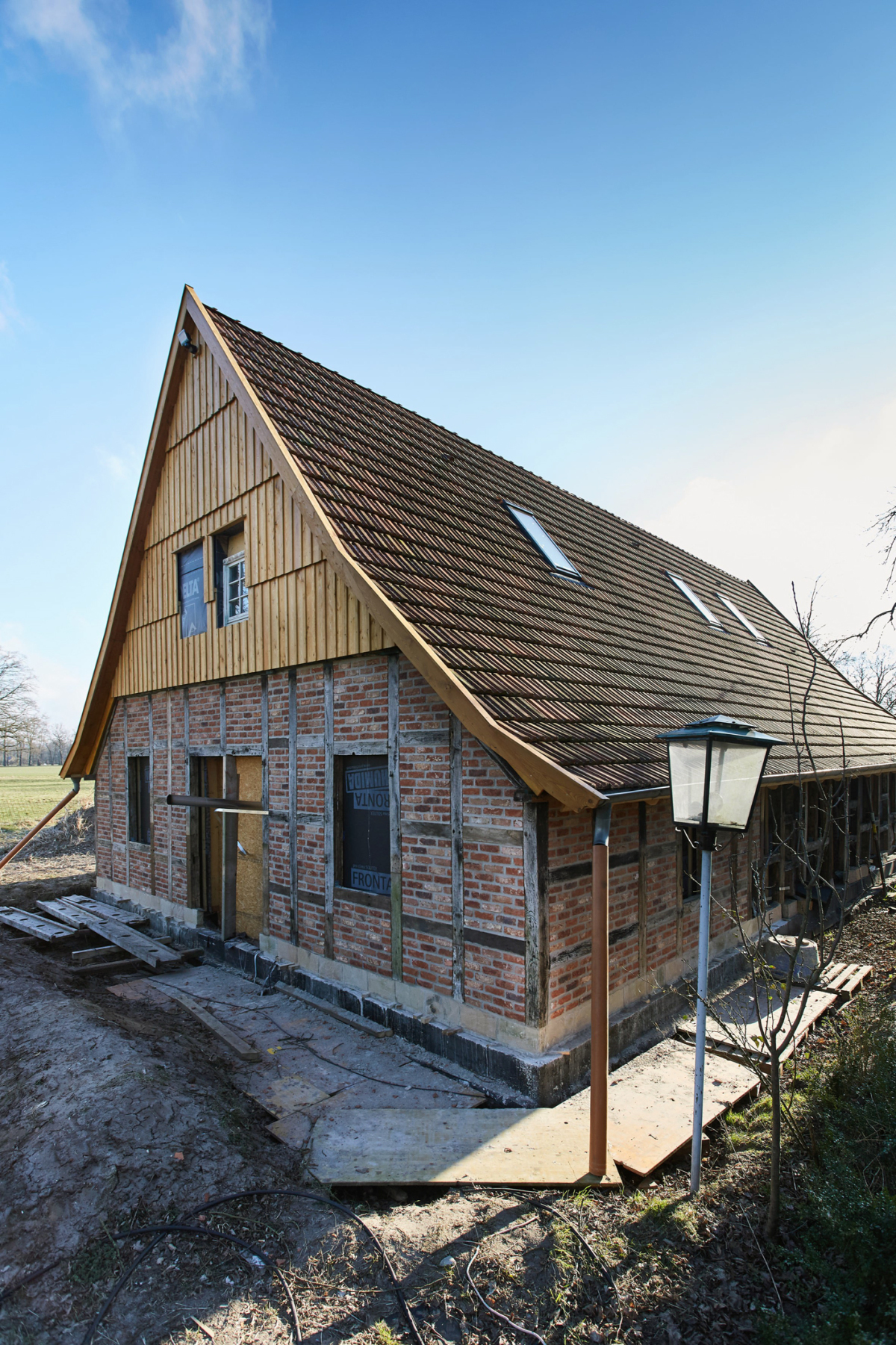 Neues Haus Im Fachwerkhaus Dach Holzbau
