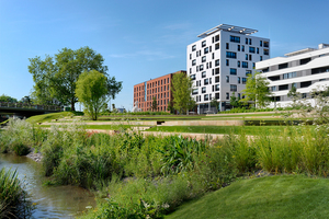  Das zehngeschossige Holz-Hybrid-Hochhaus Skaio in Heilbronn zeigt, welche Möglichkeiten es im mehrgeschossigen Holzbau gibt 