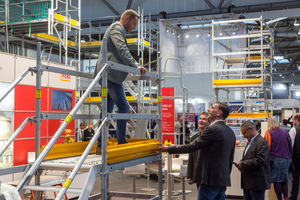  Auch die Firma Peri wird auf der denkmal 2020 mit einem eigenen Stand vertreten sein und ihre Gerüstsysteme zeigen 