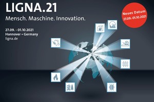  Die drei Fokusthemen der Ligna 2021 stehen bereits fest: Transformation der Holzbearbeitung, Vorfertigungsprozesse im Holzbau sowie Prozesstechnologien der Bioökonomie 