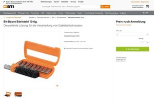  Click &amp; Collect Schritt für Schritt erklärt: Die Kunden wählen ein Produkt im BTI-Online-Shop aus… 