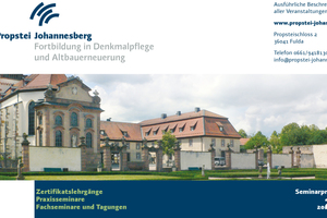   Im Seminarjahr 2021/2022 bietet die Propstei Johannesberg in Fulda wieder ein breit gefächertes Spektrum zur beruflichen Fort- und Weiterbildung an 