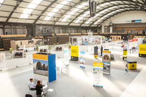  Auf rund 69 000 m² im Freigelände und über&nbsp;20 000&nbsp;m² Hallenfläche bietet die Nordbau rund 850&nbsp;Ausstellern&nbsp;Platz 