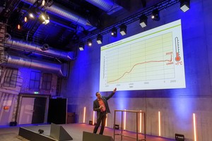  Eindrücklich zeigten die Grafiken, wie schnell der Temperatur­anstieg der letzten 150 Jahre seit der Industrialisierung war 