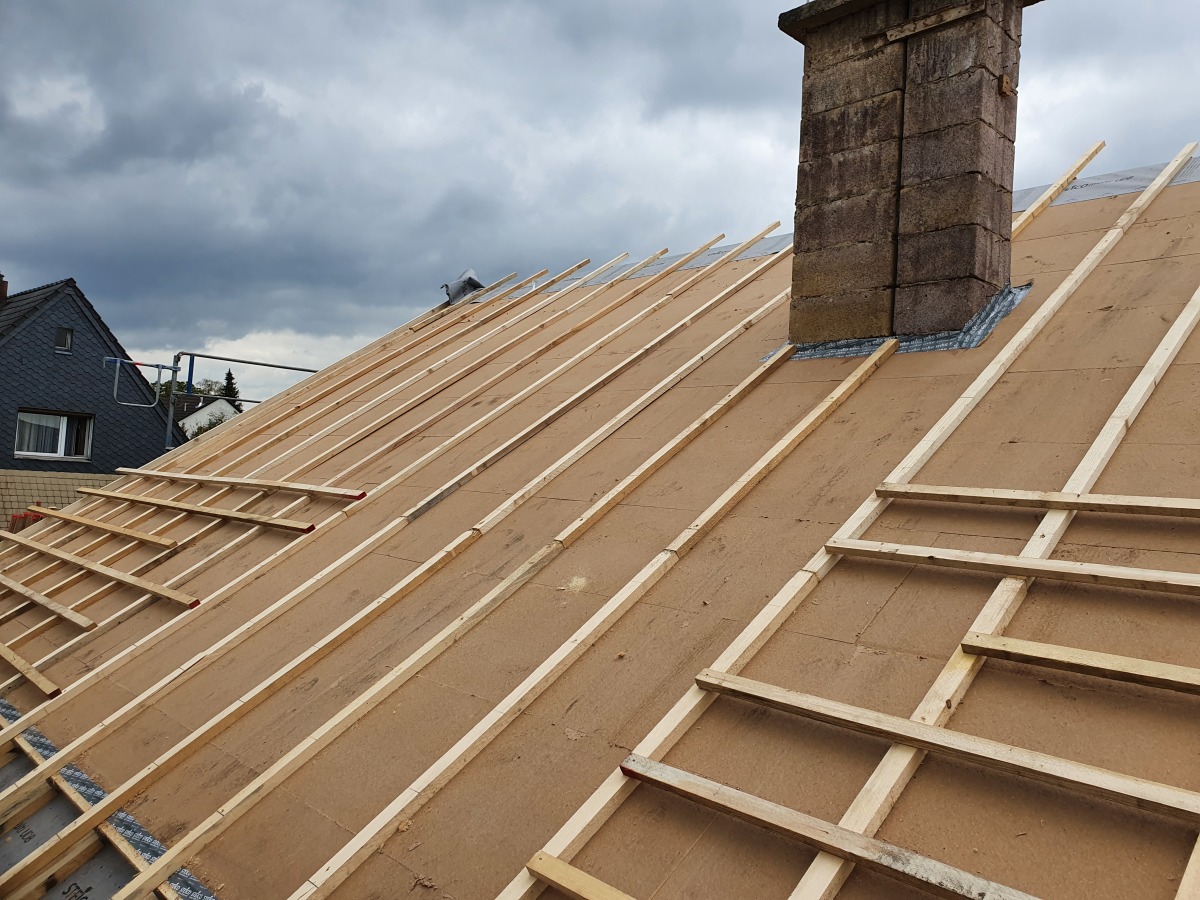 Holzfaser-Dämmung fürs Dach