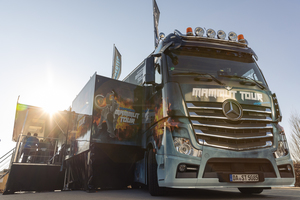  Soprema kommt mit dem MammutTruck auf die Messe Dach+Holz und zeigt darin neue und bewährte Produkte 