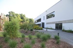  Blick auf die Peter-Gläsel-Schule vom Schulgarten aus 