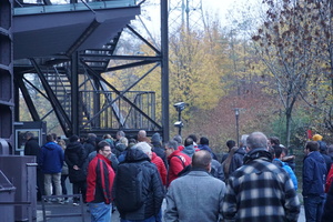  Die Besucher des Fachkongresses konnten sich ein Bild von der sanierten Außenhülle, vom Inneren und vom Dach des Gasometers machen 