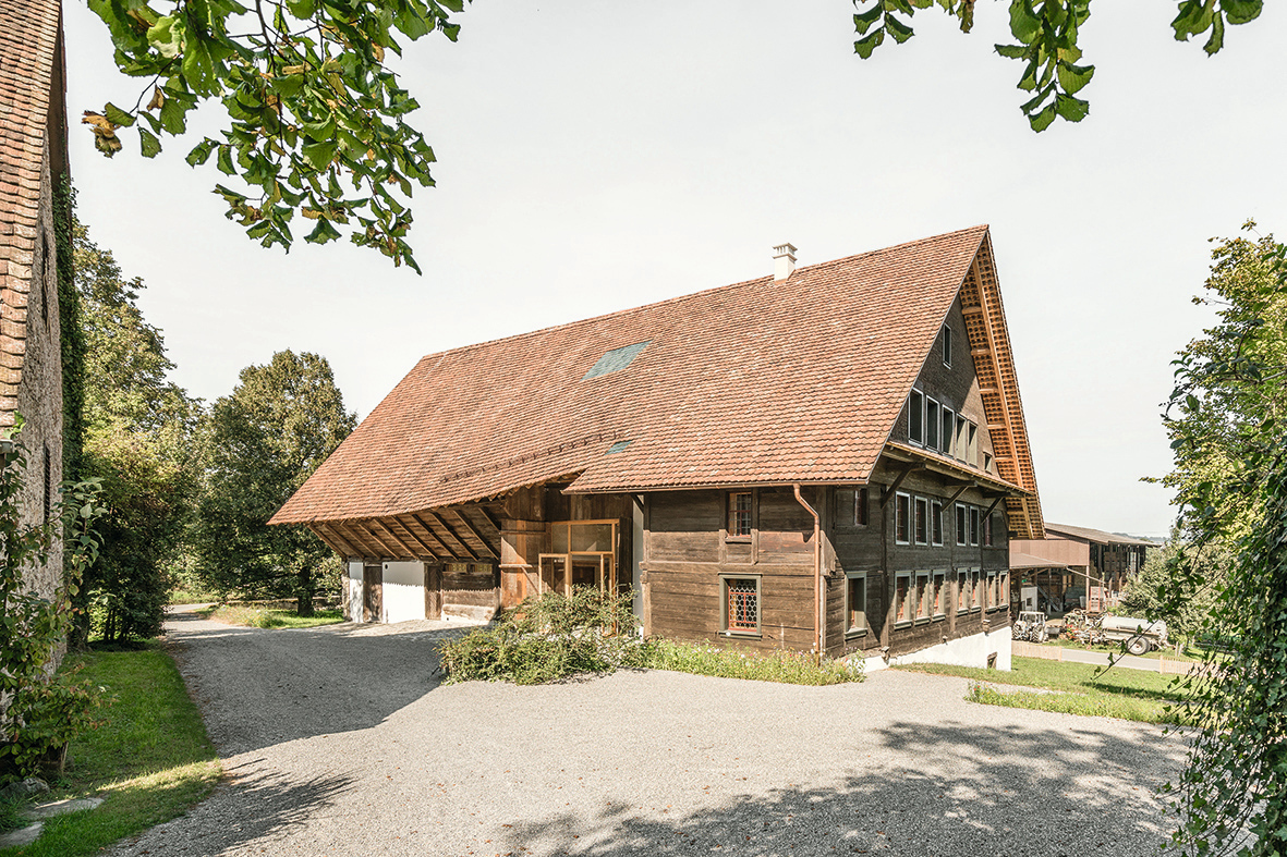 Südwestansicht des Hochstudhauses, das heute als Künstlerhaus fungiert.