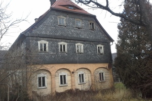  Faktorenhaus Schoenbach vor Sanierung Schiefer Umgebinde 