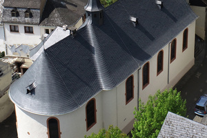  Kirche St. Anna Erden Schieferdeckung Berg Dach + Schiefer Dachkrone Gewinner 2022 