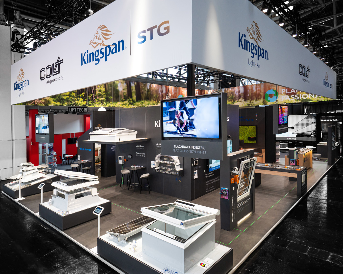 Kingspan Light + Air BAU 2023 Muenchen Messestand