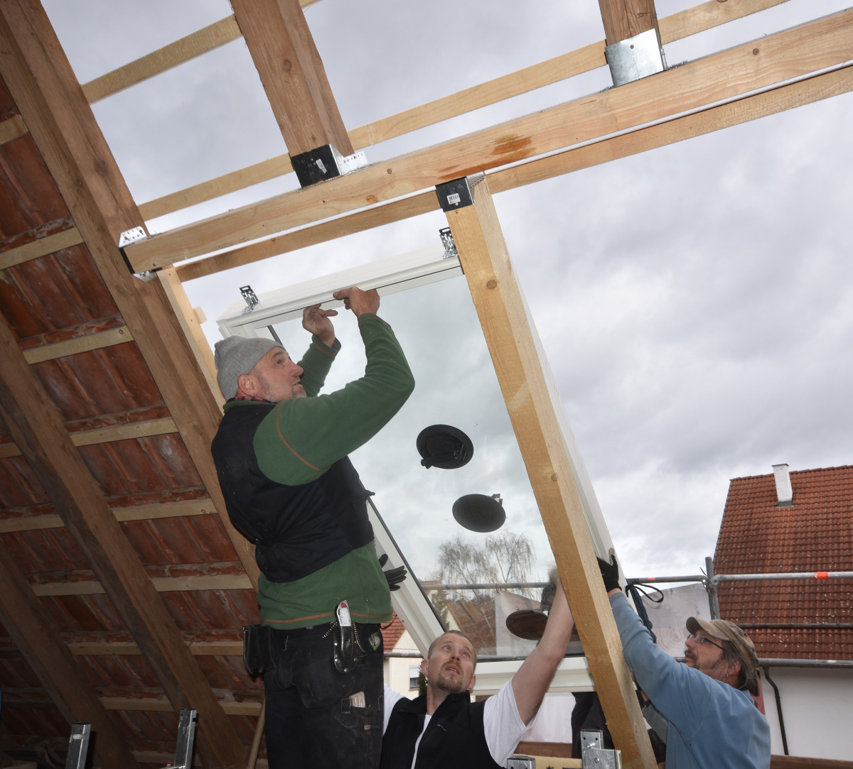 Einbau Fakro Dachfenster FYU-V U3 pro Sky