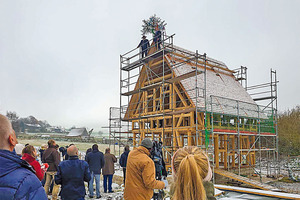  Richtfest Fachwerkhaus Naturdorf Baernau Franz-Georg Neuner 